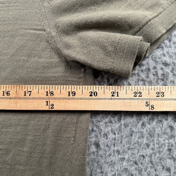 Buck Mason Avalon Knit Polo Shirt Mens M Olive Short Sleeve 100% Cotton - Picture 7 of 12